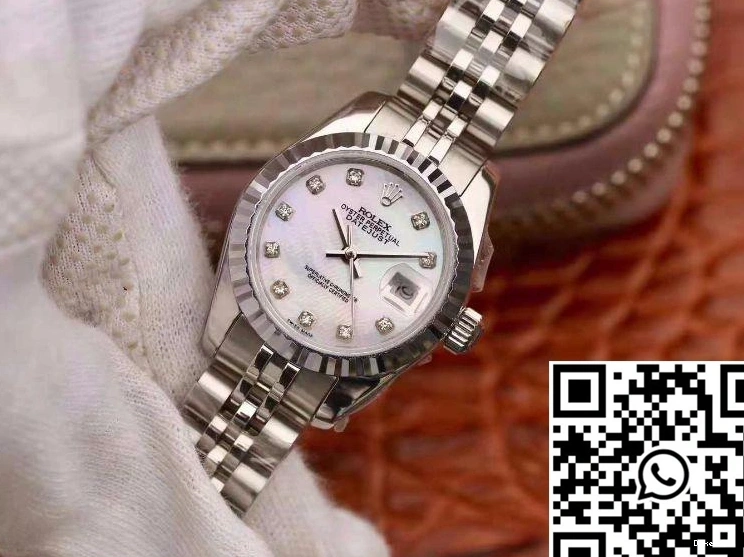 White Dial Lady 28MM Rolex Datejust 0204